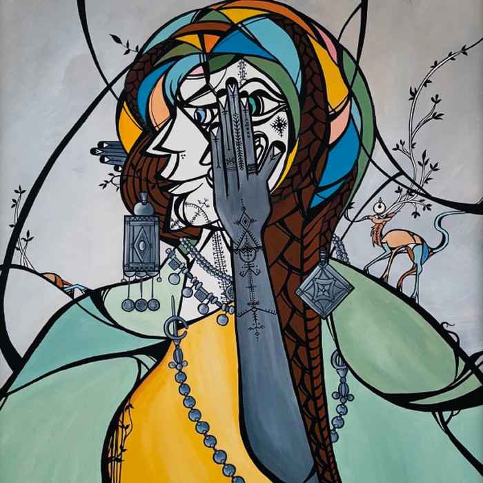 The Whisper, Acrylic on canvas
