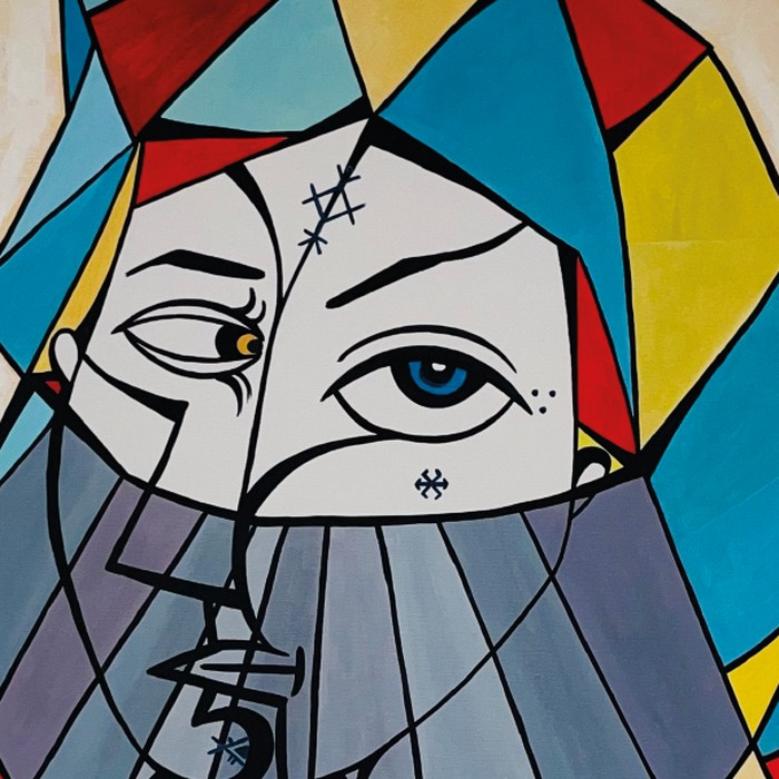 The Veil, Acrylic on canvas