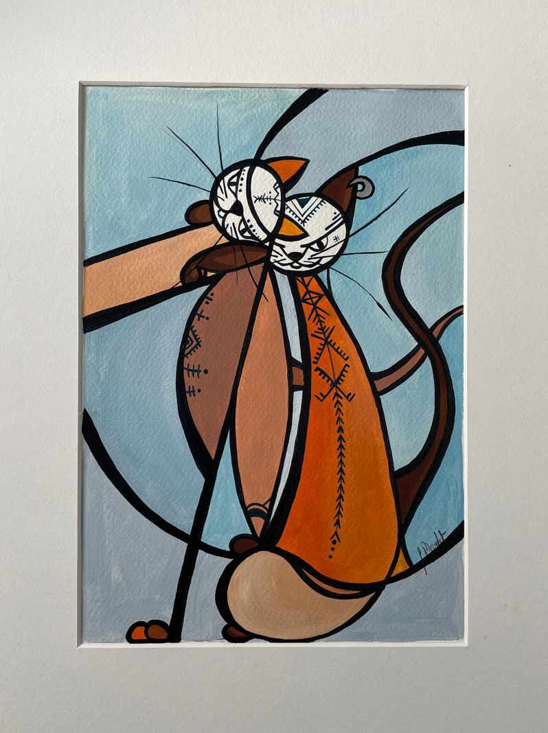 Climb with Me, Acrylic on paper (300g)