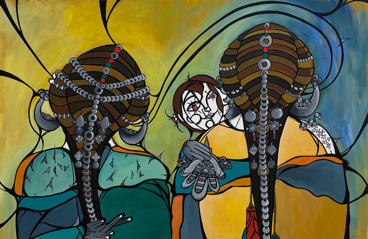 Sweet Lies, Acrylic on canvas