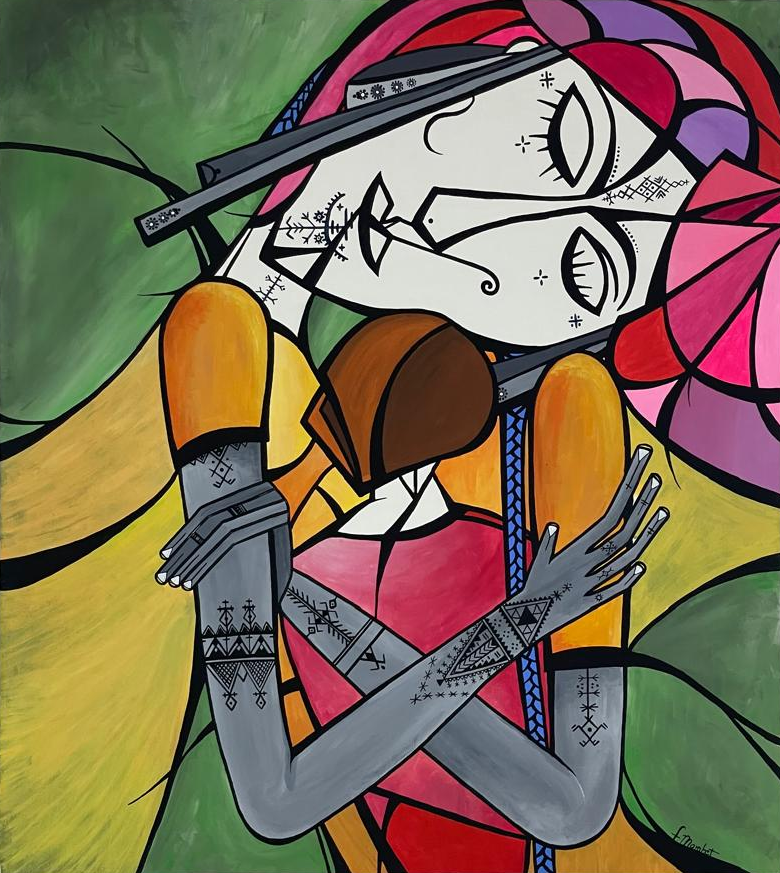 Mother's Love, Acrylic on canvas