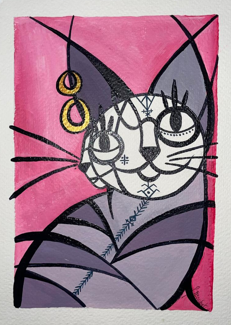 Enigma, Acrylic on paper (300g)
