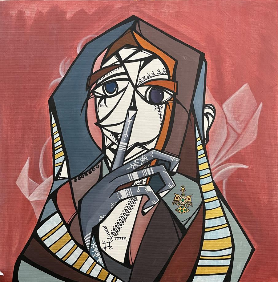 Silences That Sing, Acrylic on canvas