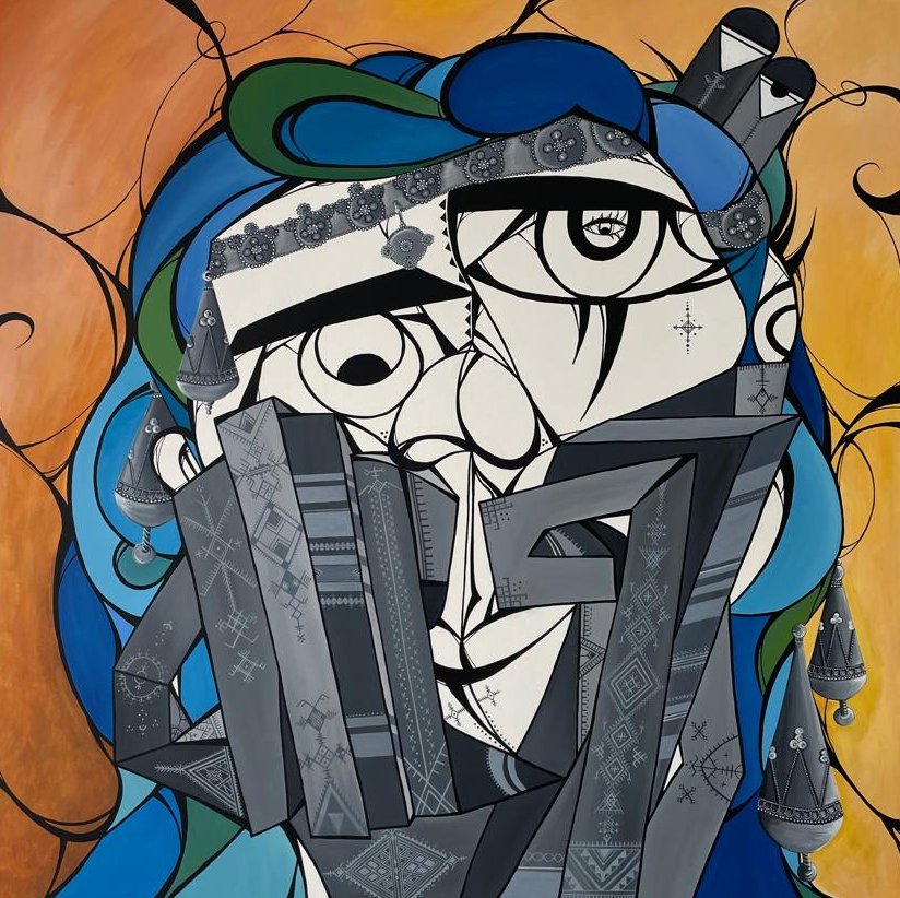 Lost in My Thoughts, Acrylic on canvas